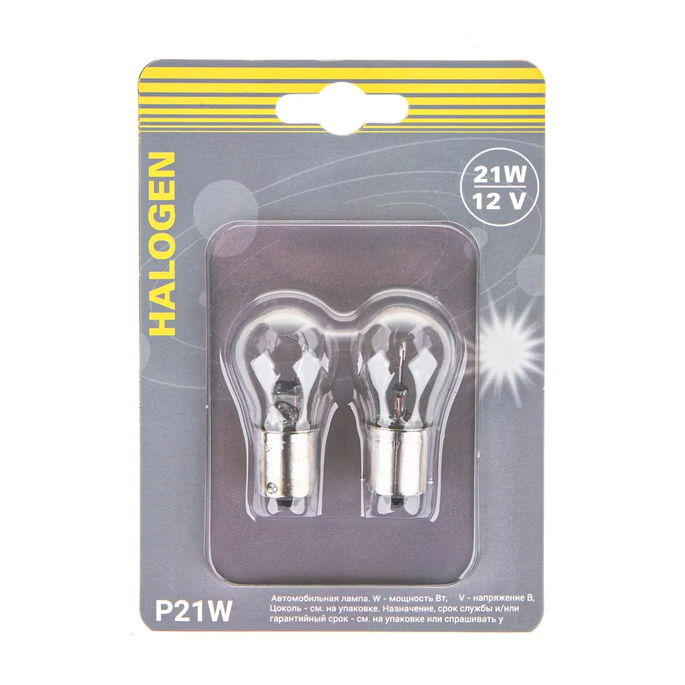 Лампа P21W 12v21w (BA15s) блистер- 2шт.  GANZ GIP06070
