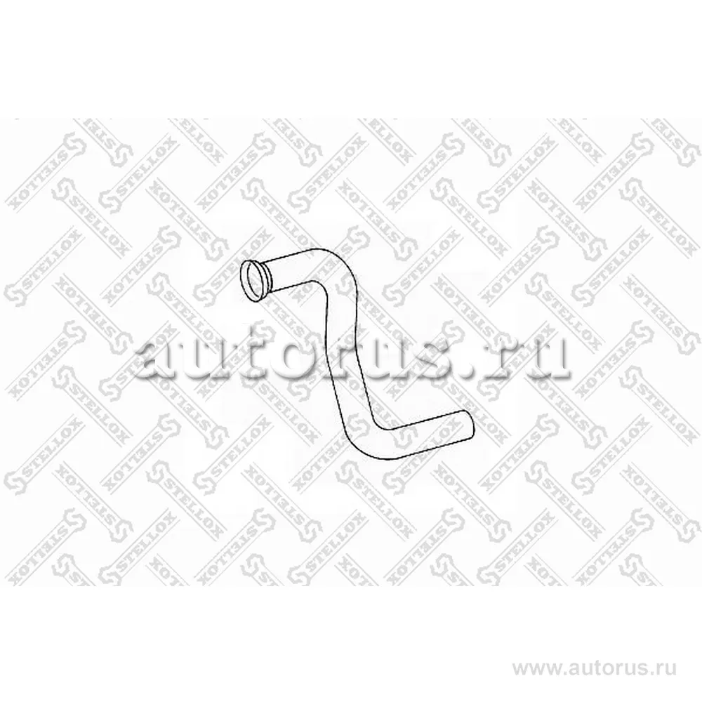 Труба глушителя приемная d 75 2-изг MB 711-1517 STELLOX 82-03676-SX