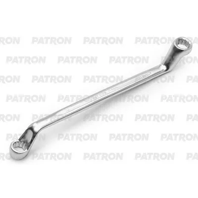 Ключ накидной изогнутый на 75 градусов, 10х11 мм PATRON P-7591011