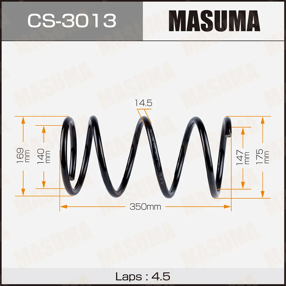 Пружина подвески MASUMA CS3013