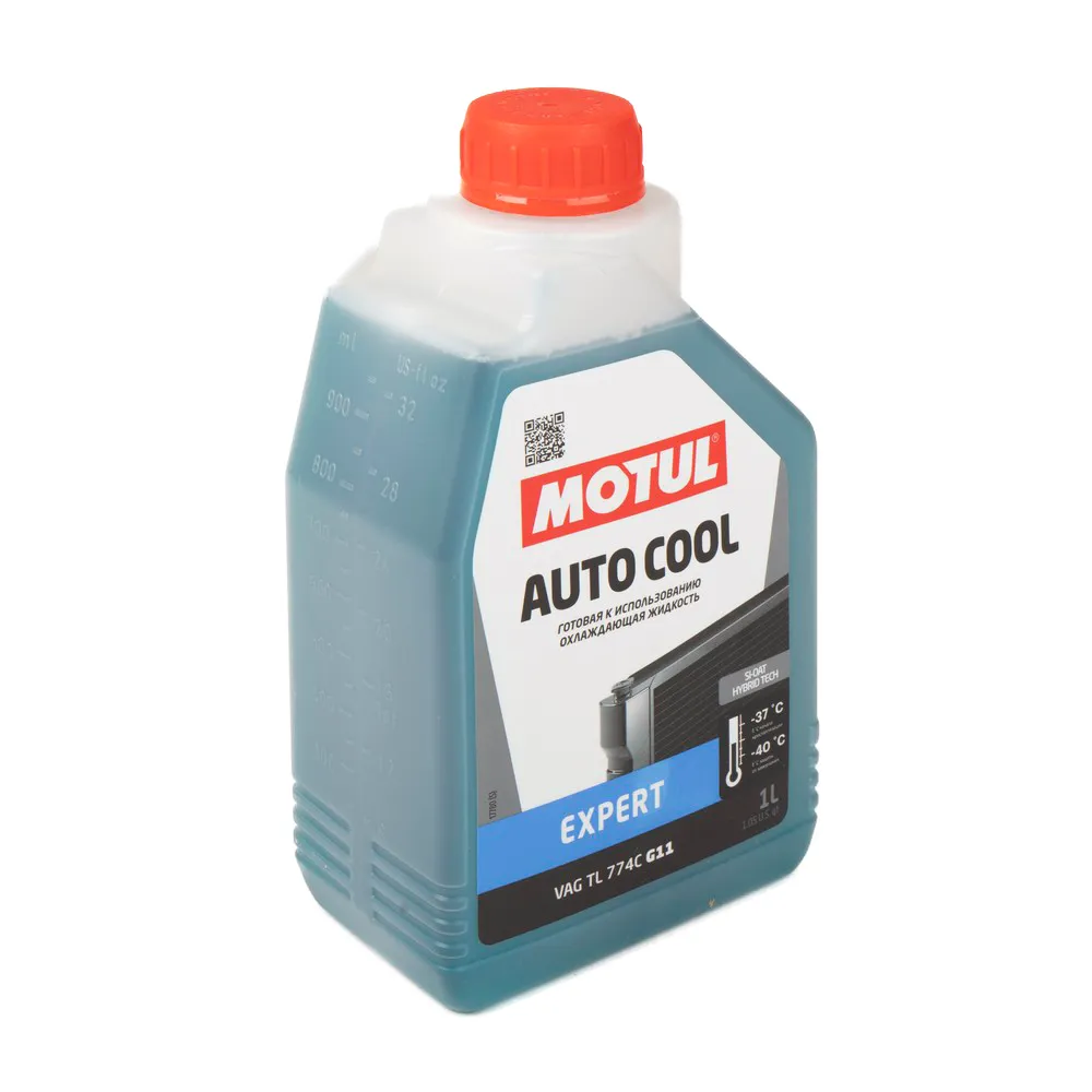 Антифриз Motul AUTO COOL Expert G11 готовый -37C синий 1 л 111122