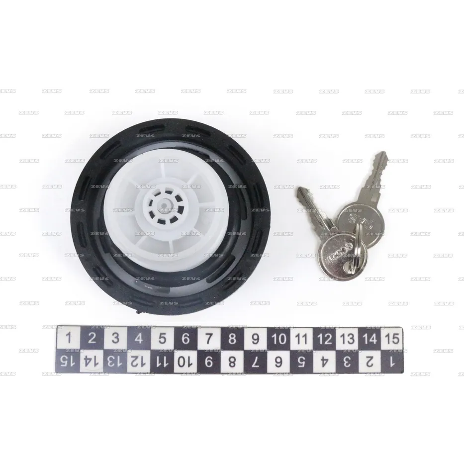 Крышка топл бака nissan 44 mm пластик, резьба, с ключом ZEVS CY87230