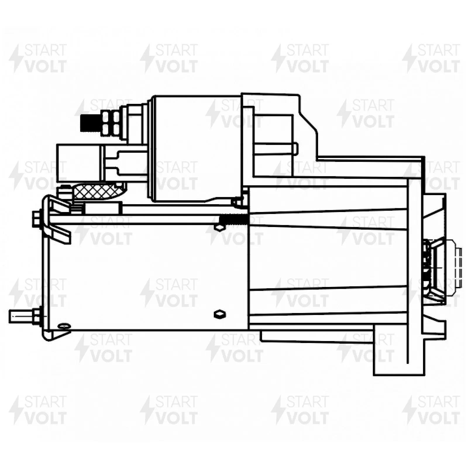 Стартер 1,3 кВт STARTVOLT LSt 1896