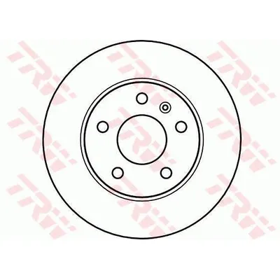 Диск тормозной задний OPEL ASTRA G/H MERIVA ZAFIRA TRW DF4051