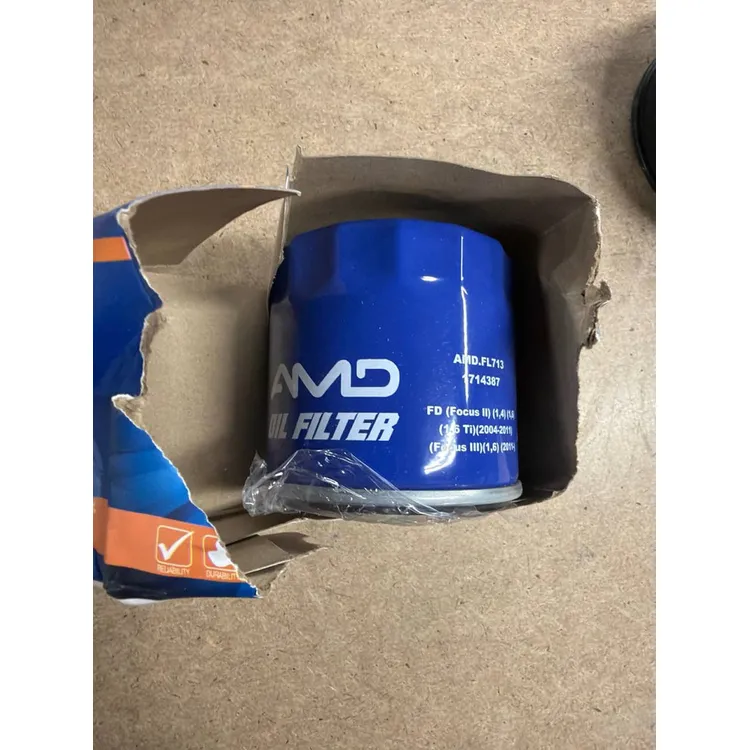 Фильтр масляный, Уценка FORD (Focus II) (Focus III) (1,6) (2011-) AMD AMD.FL713-N0 Уценка