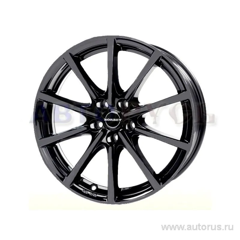 Диск литой R17 8J 5x112/72.5 ET48 BORBET BL5 black glossy 8136037