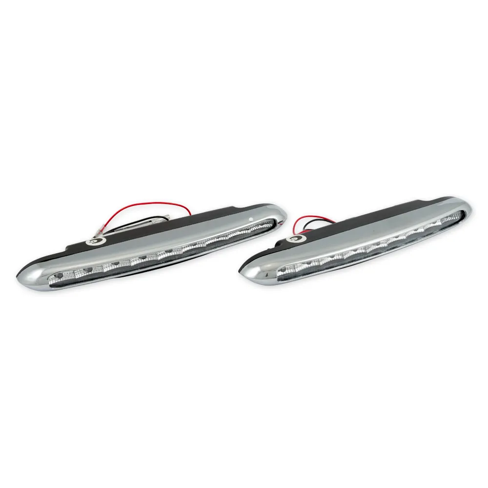 Дневные ходовые огни светодиодные 9LED 220х15 мм 12В 2шт ARNEZI A0802004