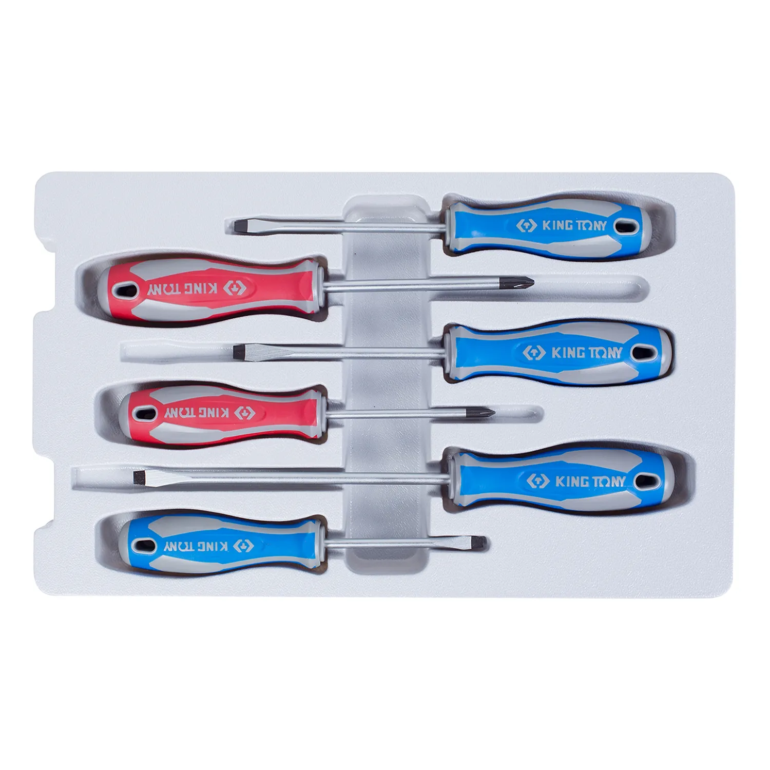 Набор отверток в коробке, 6 предметов KING TONY 31216MR