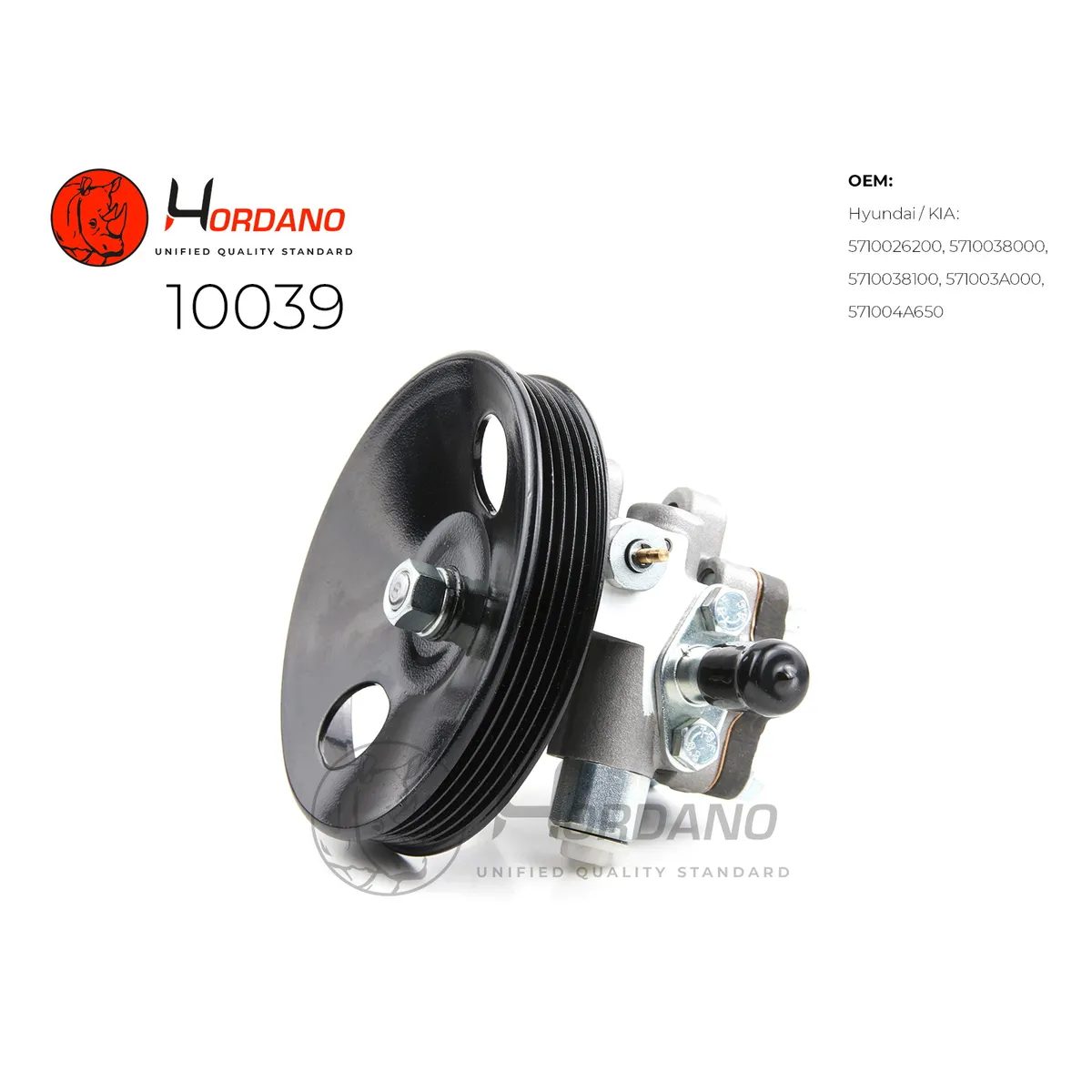 Насос ГУР HYUNDAI SONATA IV (NEW EF) Hordano 10039