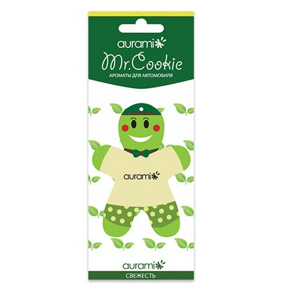 Ароматизатор подвесной картон Mr. Coockie AURAMI CK206 Свежесть