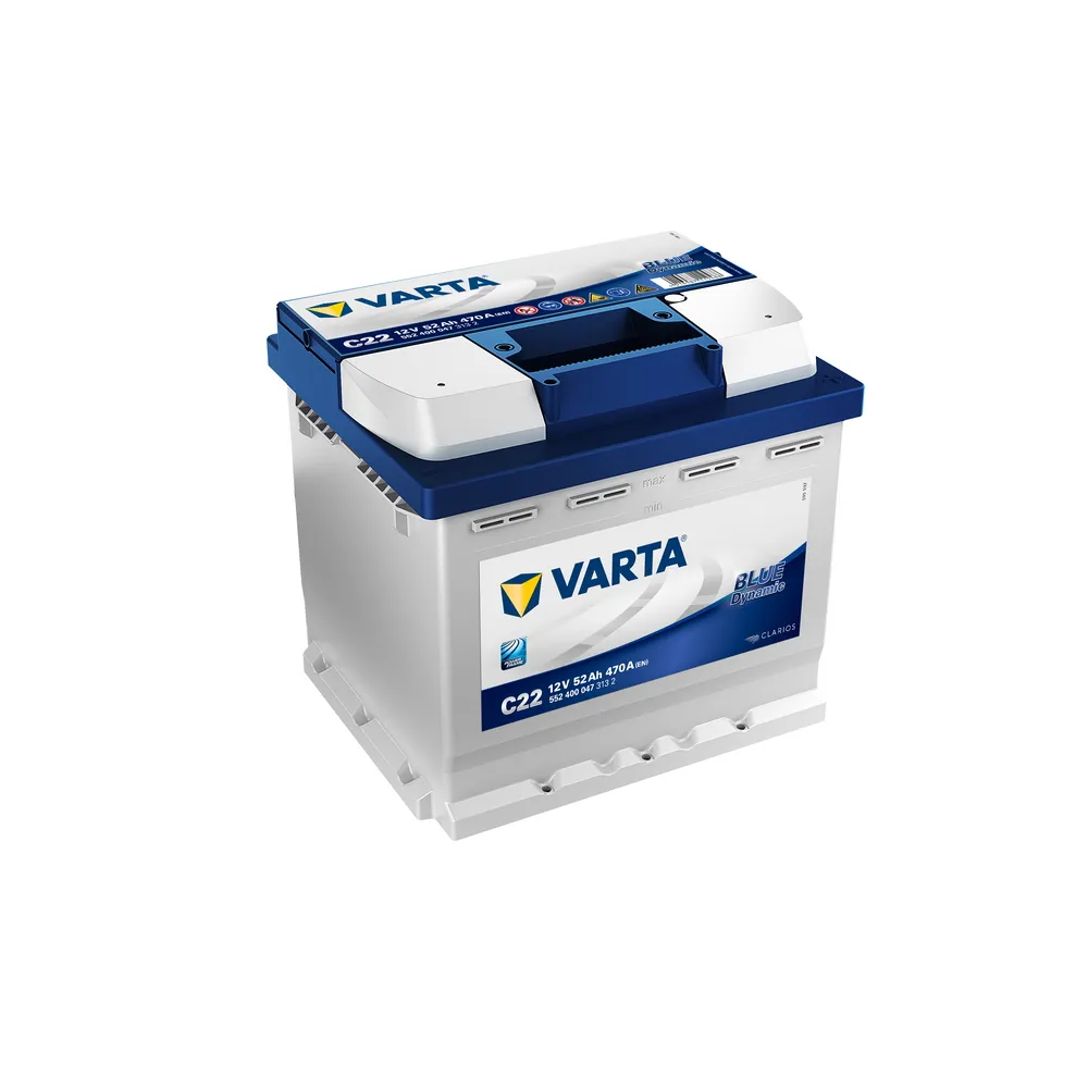 Аккумулятор VARTA Blue Dynamic 52 А/ч обратный R+ 207x175x190 L1 EN 470 А