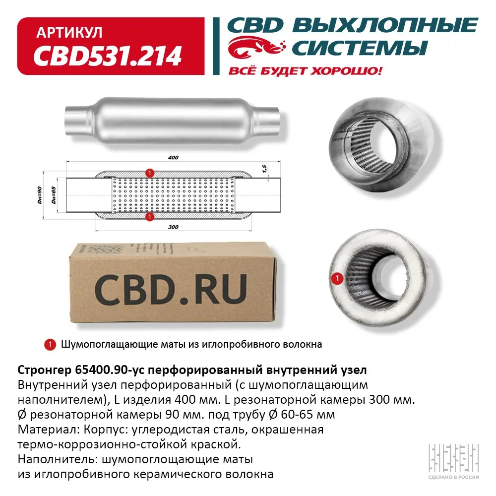 Стронгер 65400.90 перфорированный внутренний узел. CBD531.214