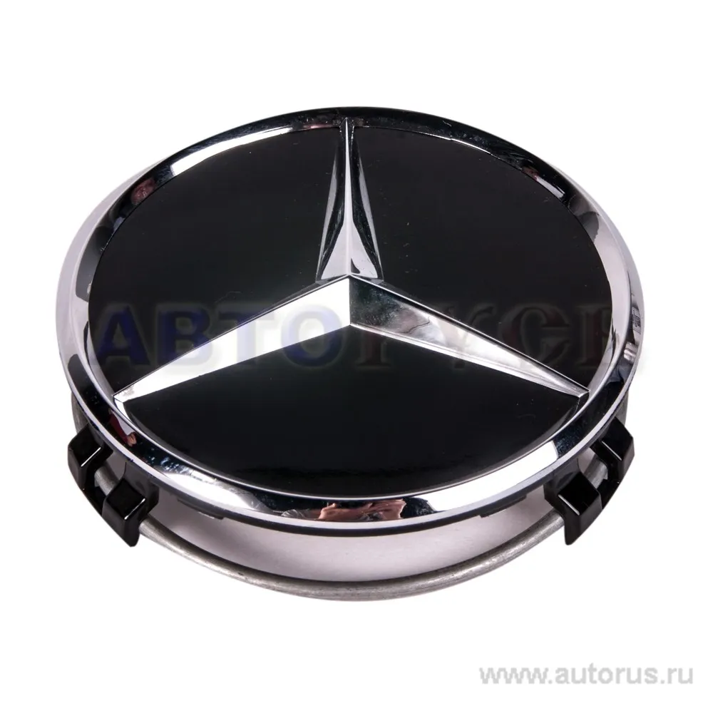 Колпачок ступицы колеса MB хром черный MERCEDES-BENZ B66470200