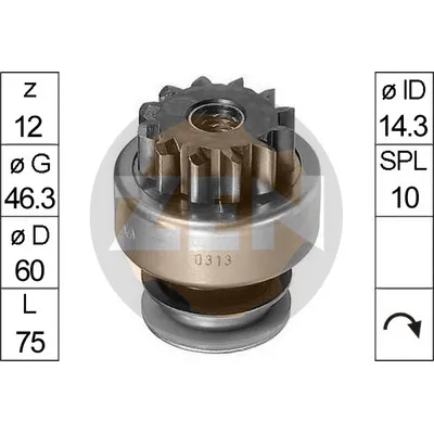 Бендикс стартера ERA ZN0313