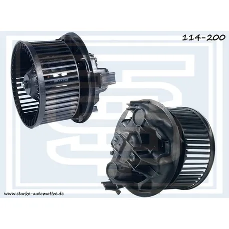 Мотор печки RENAULT MEGANE II --03.2009 с кондиционером STARKE 114-200