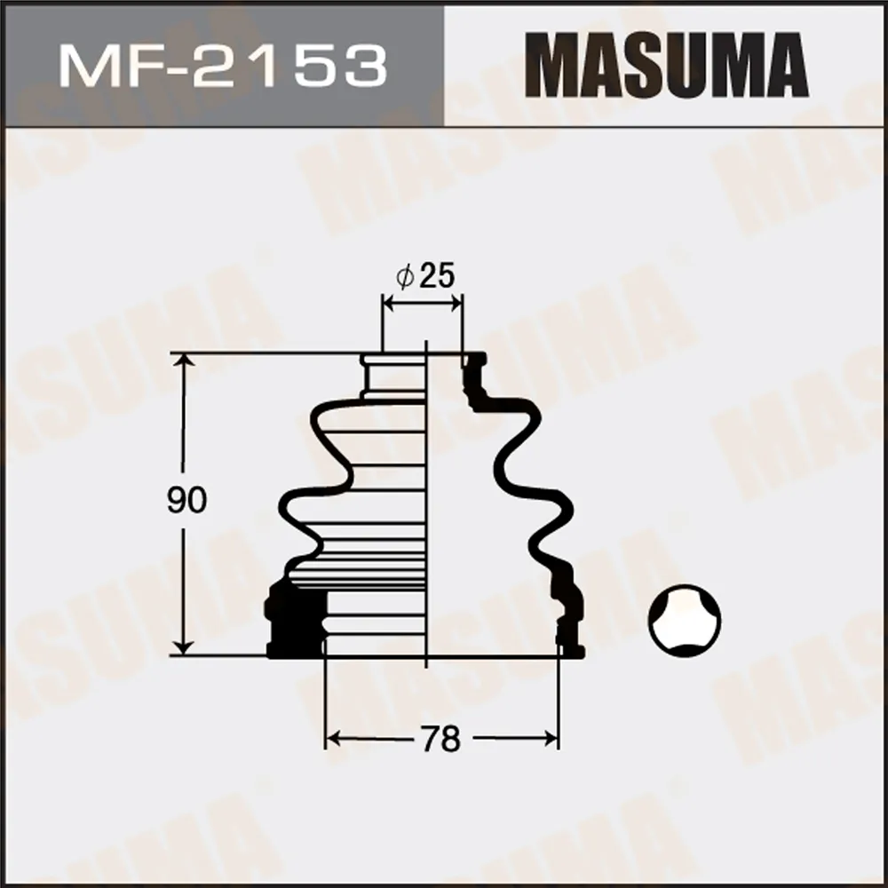 Пыльник ШРУСа TOYOTA ALTEZZA MASUMA MF-2153