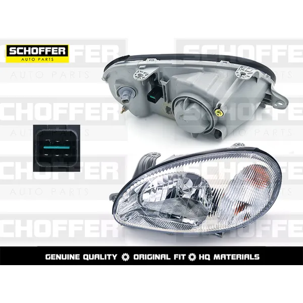 Фара левая Chevrolet Lanos 97-09 SCHOFFER SHF12122