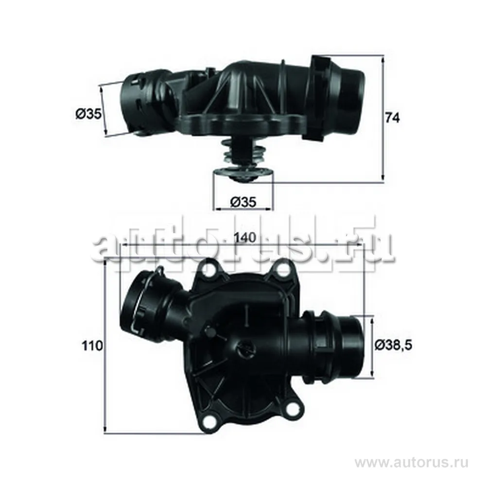 Термостат KNECHT/MAHLE TI 233 88