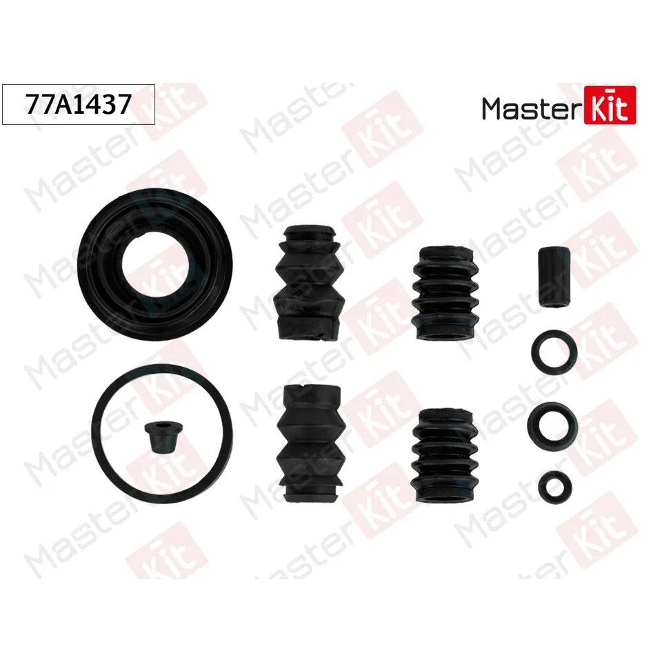 Ремкомплект тормозного суппорта Peugeot 207 2007 -, VW JETTA IV (162, 163, AV3, AV2) 2009 - MASTERKIT 77A1437