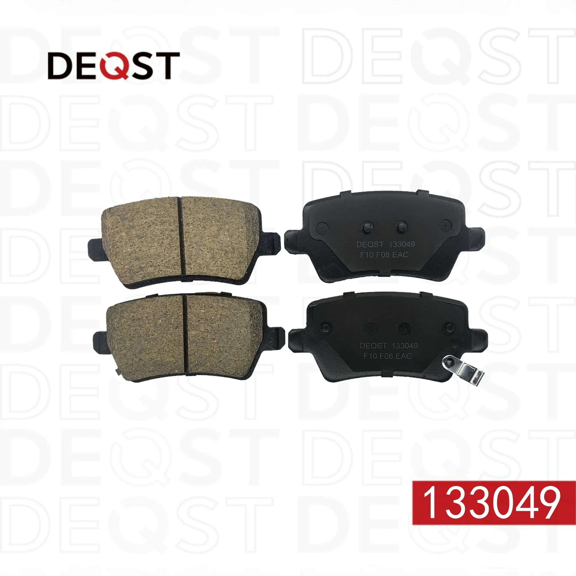 Колодки тормозные Москвич 6 (22-)/JAC J7 (20-) задние керамические DEQST 133049