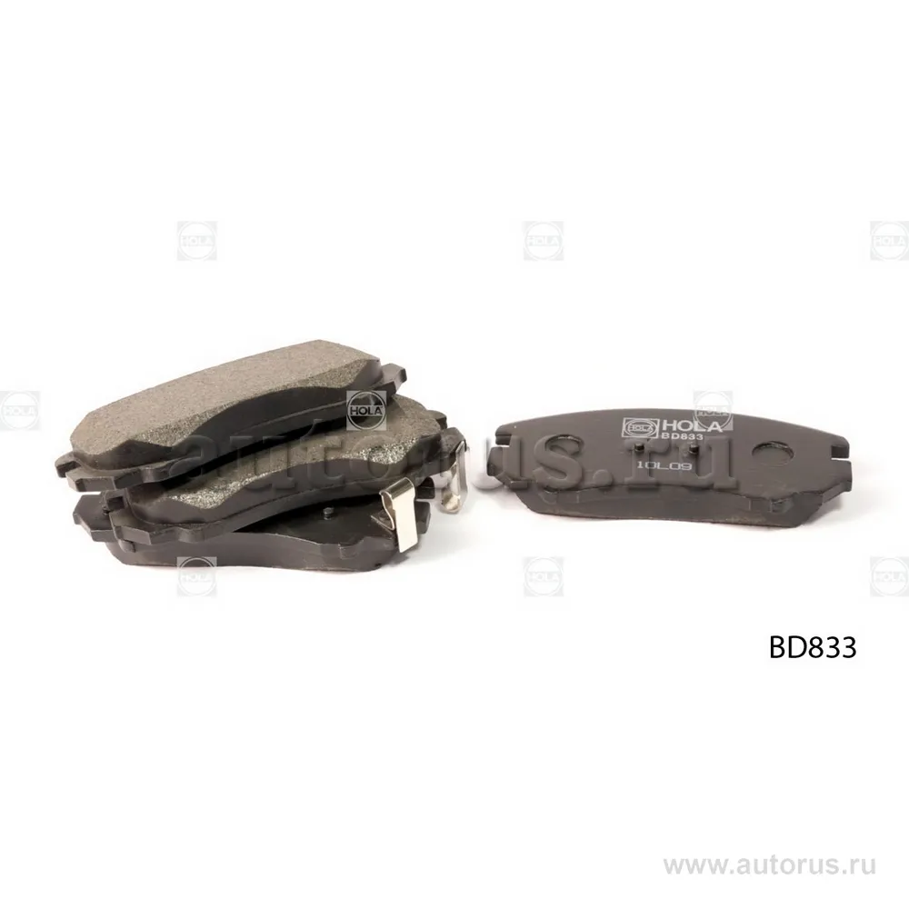 Колодки передние HYUNDAI Sonata IV (EF), Sonata V (NF), Elantra (XD HOLA BD833