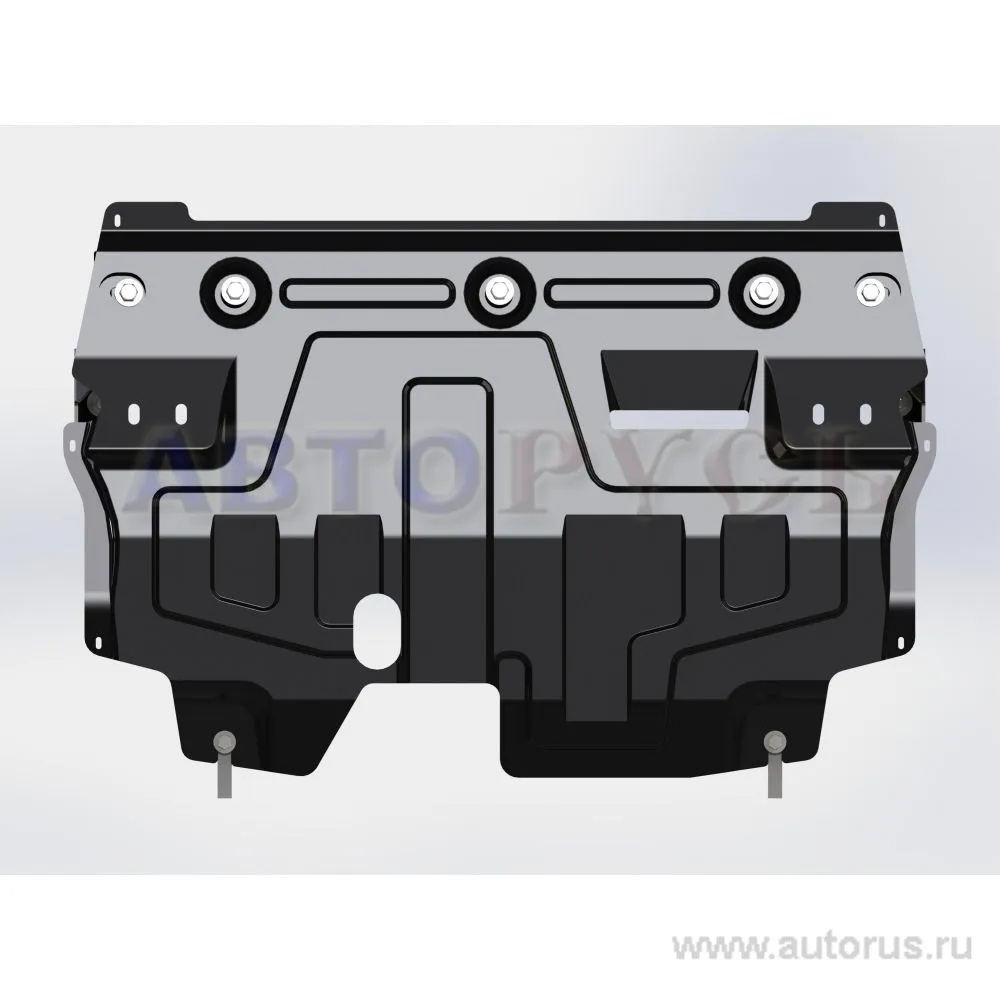 Защита двигателя и КПП SHERIFF VW Polo sedan (с отверстием слива масла) , 1,6 26.2913