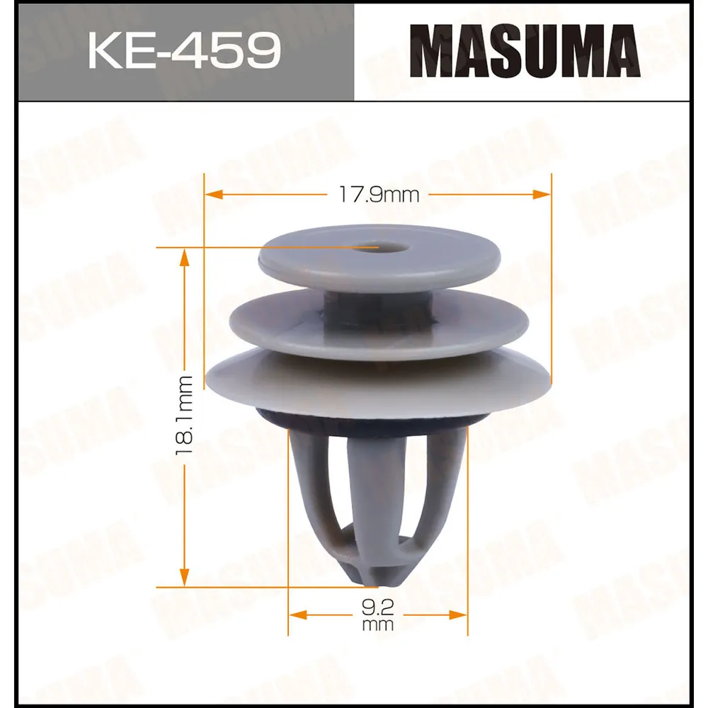 Клипса крепежная MASUMA KE-459