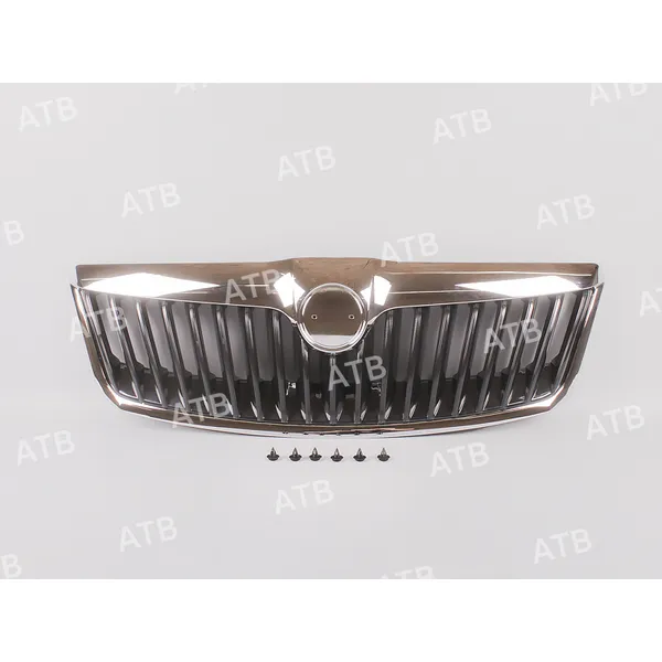 Решетка радиатора Skoda Octavia A5 2008-2013 рестайлинг хром ATB 1ASO50JAX