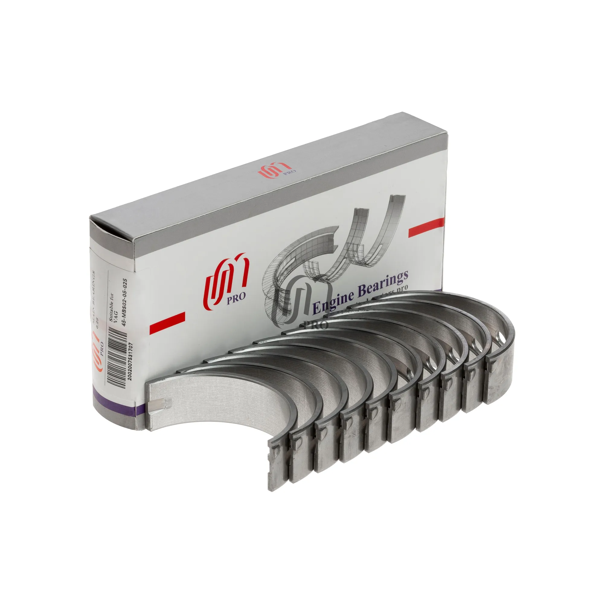 Вкладыши коренные 0.25 VW1.6/1.8 83-(канавка 180 град.) UM UMPRO 45-MBS02-05-025