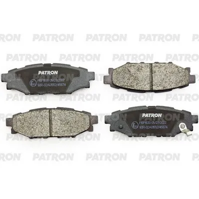 Колодки тормозные дисковые зад. SUBARU: LEGACY IV 03-, LEGACY IV универсал 03 PATRON PBP1630