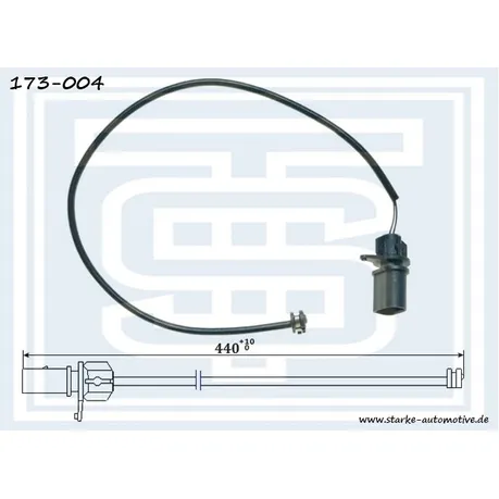 Датчик тормозной VW PASSAT (B5+) передний STARKE 173004
