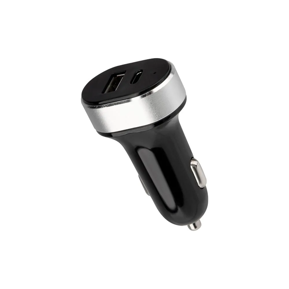 Автозарядка в прикуриватель REXANT АЗУ USB-A+USB-C, 3.1 A черная REXANT 182226
