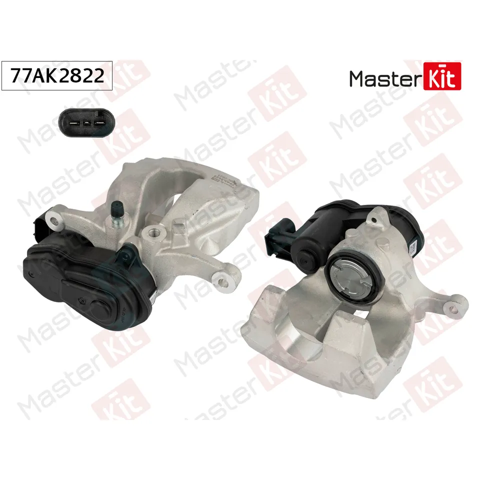 Тормозной суппорт зад. прав. Land Rover RANGE ROVER IV (L405) 2012 - MASTERKIT 77AK2822