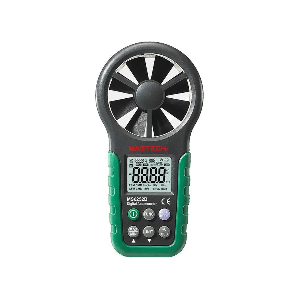 Цифровой анемометр MS6252B MASTECH 13-1272