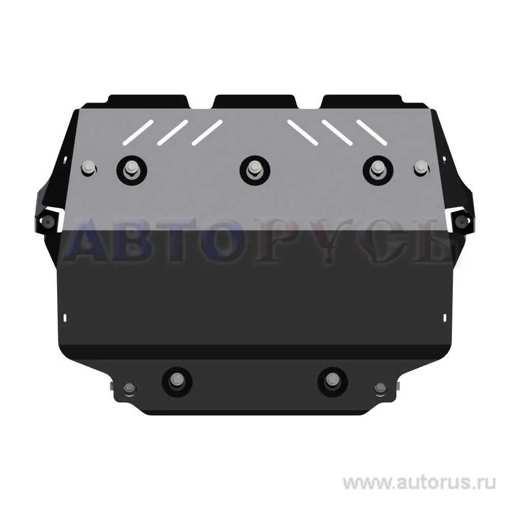 Защита картера и КПП AUDI A 3, 2 003-2 012, 8P, сталь 2 мм SHERIFF 02.1988