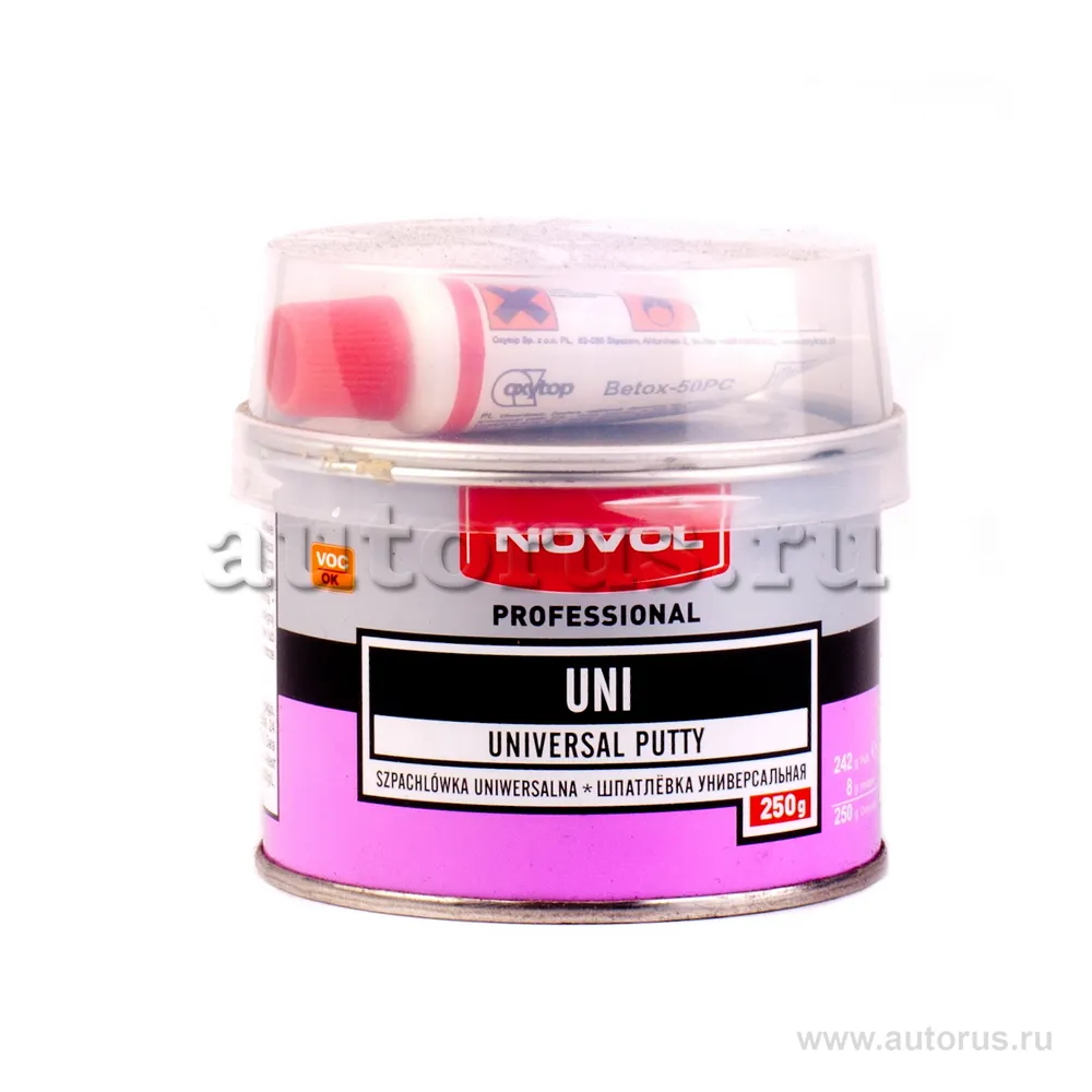 Шпатлевка универсальная полиэфирная, 0,25кг Novol 1100