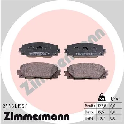 SBB Toyota, Lexus ZIMMERMANN 24451.155.1