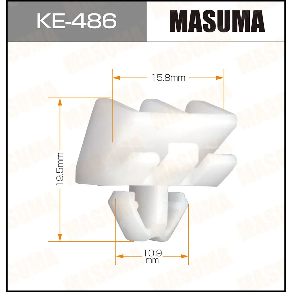 Клипса, к-кт MASUMA KE486