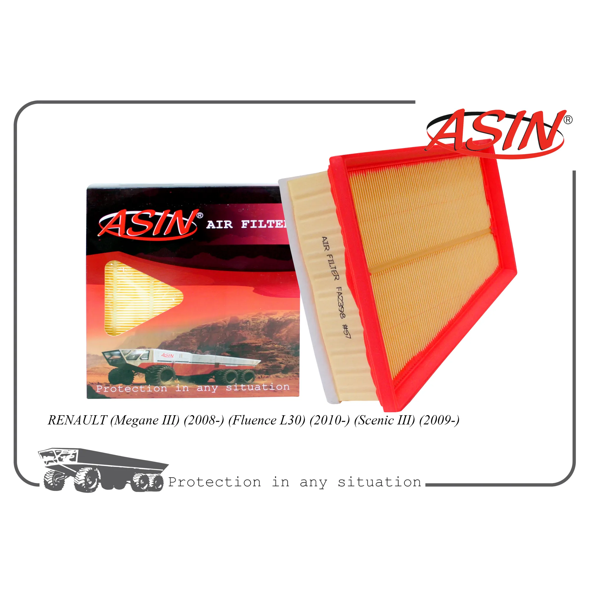Фильтр воздушный 165467751R/ASIN.FA2398 ASIN ASIN ASINFA2398