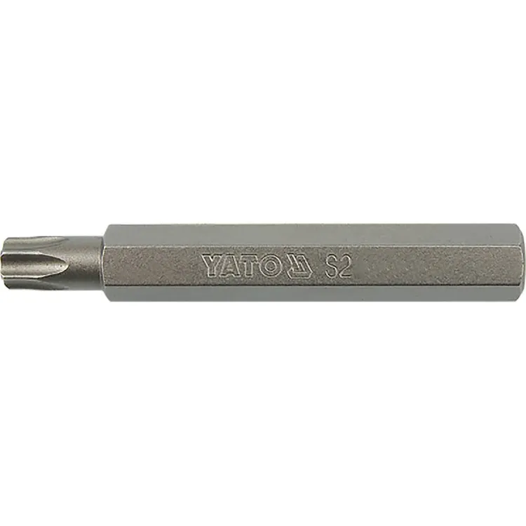 Бита TORX, T25, длина 30 мм, шестигранник 10мм YT0404