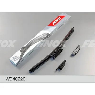 Щетка стеклоочистителя 400 мм бескаркасная 1 шт FENOX Multi Adapter X5 WB40220