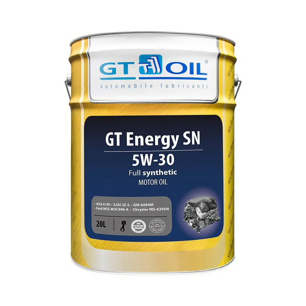 Масло моторное GT OIL GT Energy SN 5W-30 синтетическое 20 л 8809059407967