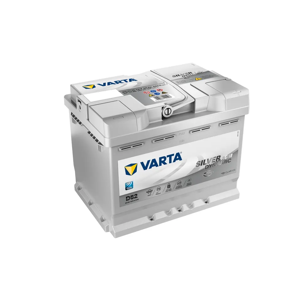 Аккумулятор VARTA Silver Dynamic AGM 60 А/ч обратный R+ 242x175x190 L2 EN 680 А