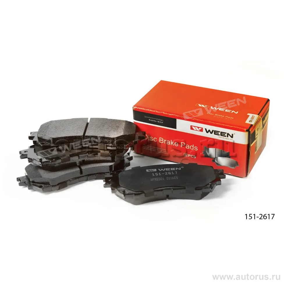 Тормозные колодки дисковые передние MAZDA 6 (GJ) WEEN 151-2617