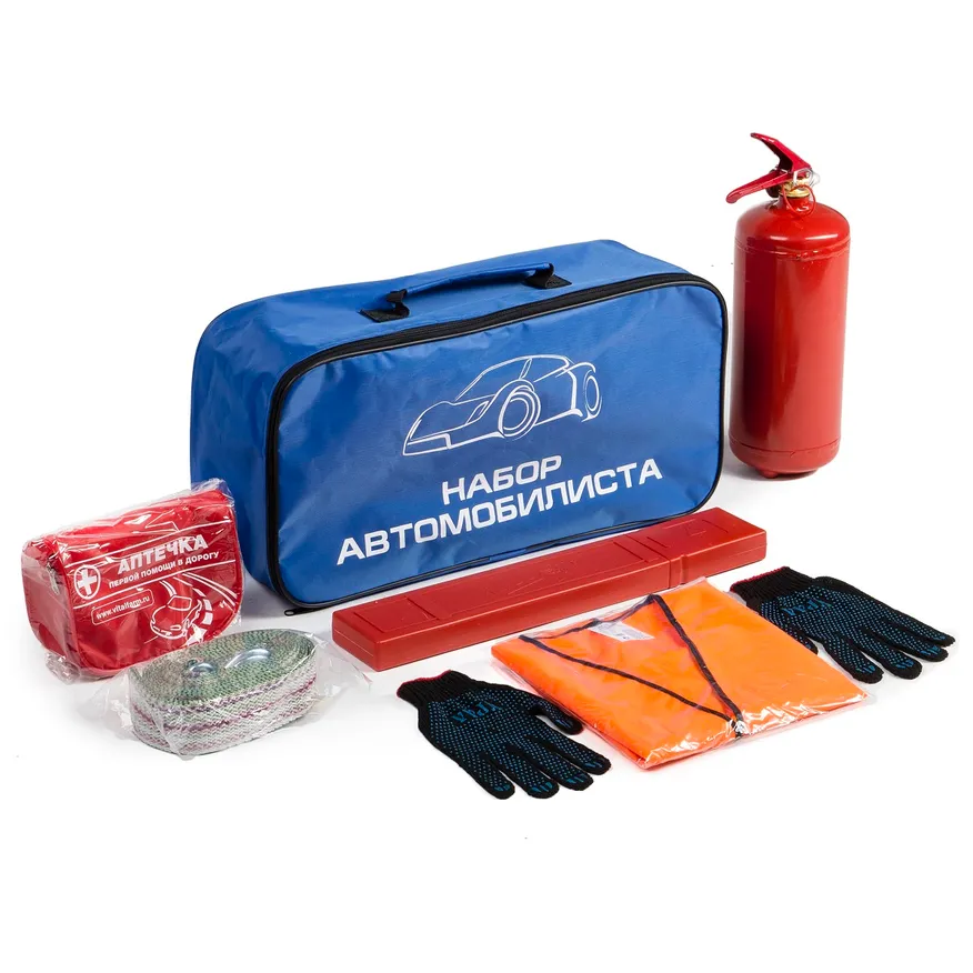 Набор автомобилиста Базовый (трос 3,5т, 2 крюка; жилет) AutoFlex NA.001.5