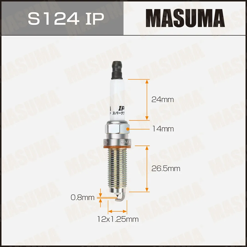 Свеча зажигания MASUMA S124IP
