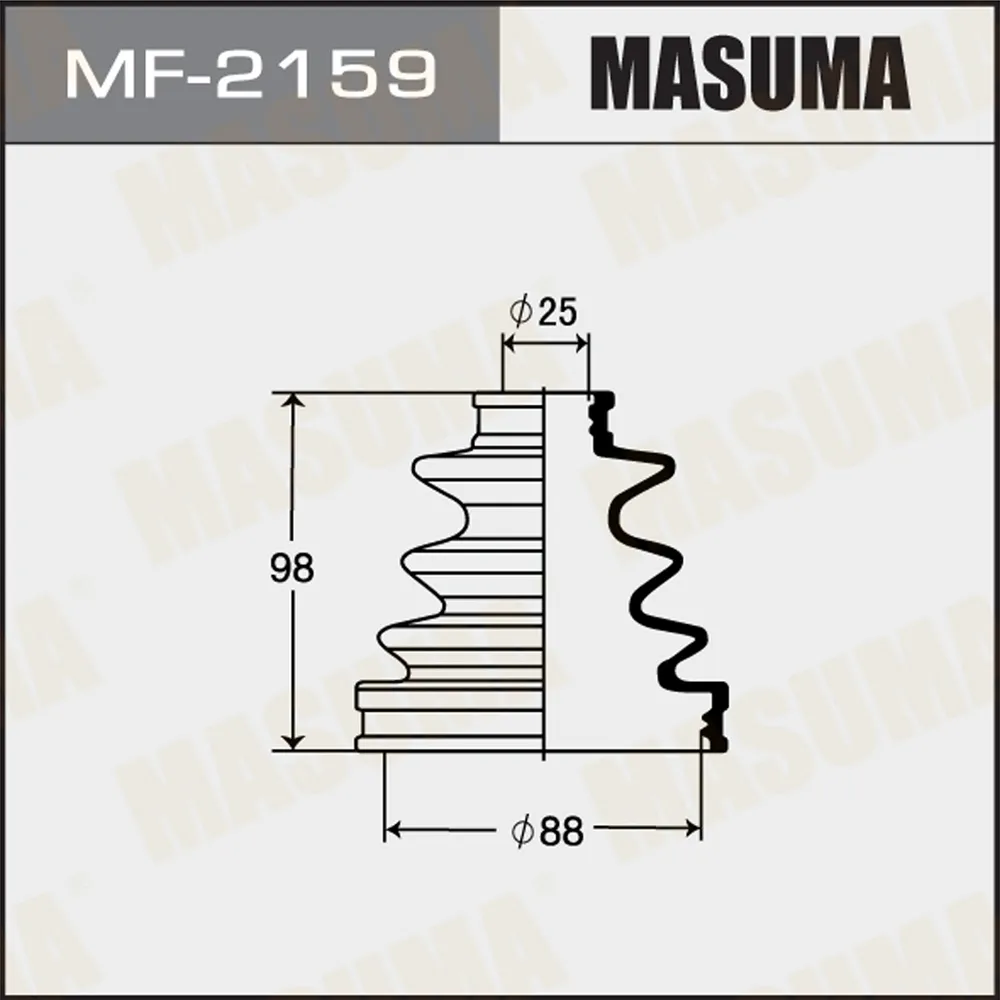 Пыльник ШРУСа TOYOTA ALPHARD MASUMA MF-2159