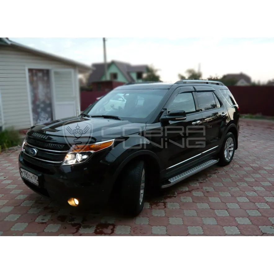 Дефлектора на окна Ford Explorer V 2010 деф.окон Cobra Tuning F33810