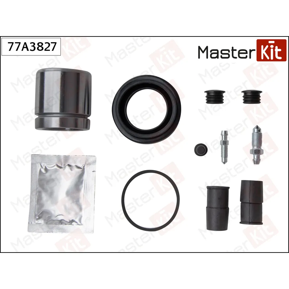 Ремкомплект тормозного суппорта + поршень FIAT PALIO 04-96-, MAZDA121 01-96- MASTERKIT 77A3827