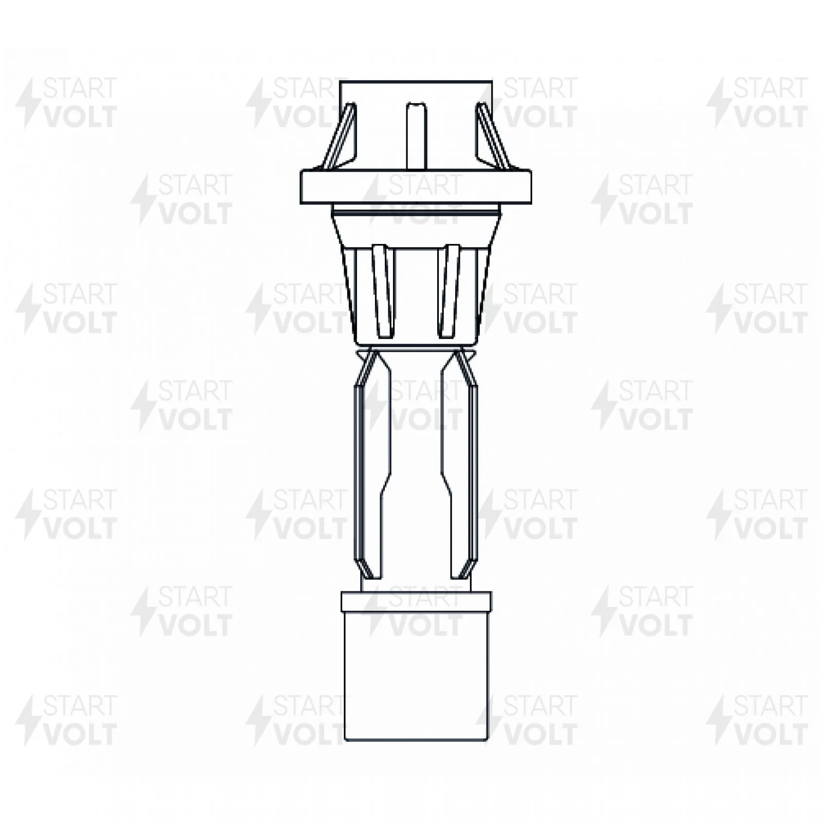 Наконечник катушки зажигания для Ford Mondeo IV (07-)/S-Max (07-)/Galaxy II (07-) 2 STARTVOLT STC 1004